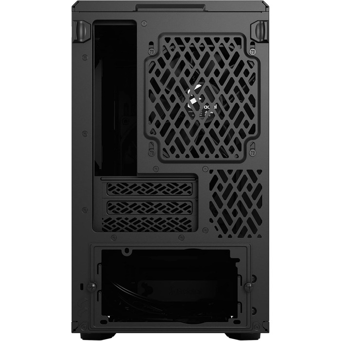 Корпус Fractal Design Meshify 2 Nano Black TG Dark Tint, скляна панель, чорний, компактний формат, для ігрового ПК