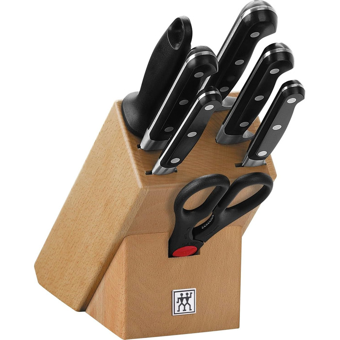 Набір ножів ZWILLING Professional S 8 предметів з дерев'яним блоком, Німеччина