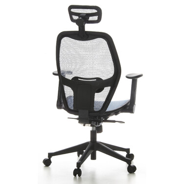 Офісне крісло / Крісло керівника AIR-PORT Mesh Blue hjh ОФІС