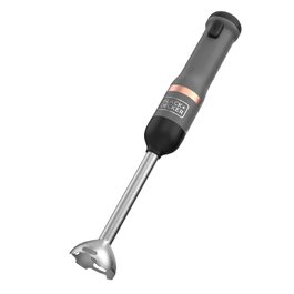 Акумуляторний ручний блендер BLACK+DECKER BCKM1011KGF з насадкою-подрібнювачем, склянкою 700 мл та зарядним пристроєм (7.2V, 5 швидкостей)
