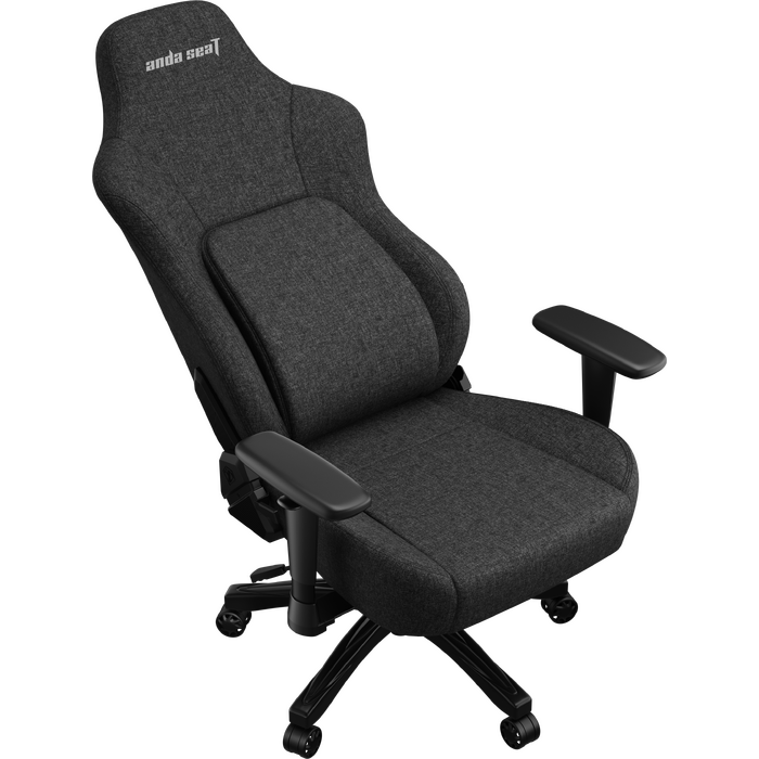 Крісло геймерське ігрове Anda Seat Phantom 4 L до 90 кг Black Fabric (AD18YSD-72-B-F-B01)