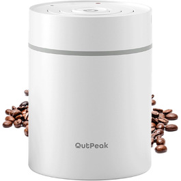 OUTPEAK Neo 2025 Kilo Auto-Vakuum-Kaffeedose: Вакуумний контейнер для кави OUTPEAK Neo 2025 Kilo, 1,5 л (500 г кавових зерен), з автоматичним вакуумуванням, нержавіюча сталь, для бариста, подарунок (великий, матовий чорний)