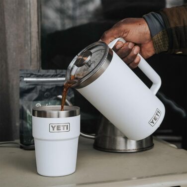 Термос YETI Rambler Stempelkanne, Rescue Red, 1 літр