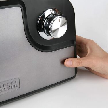 М'ясорубка Black+Decker BXMM1000E 1000Вт, нержавіюча сталь, насадки для кіббе та ковбас, 3 решітки для подрібнення