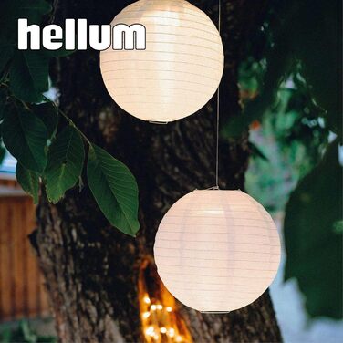Світлодіодний ліхтар Hellum для вулиці, білий нейлоновий ліхтар з дистанційним керуванням, тепле біле світло, димер, водонепроникний, підвісна лампа 3x30 см з підводним підсвічуванням на батарейках, для вечірок і весіль, 3 ліхтарі, 1 пульт
