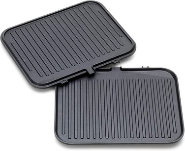 Електрогриль Cuisinart Griddle & Grill, сендвічниця, прес для паніні, знімні антипригарні пластини, посудомийна безпека, здорове приготування з мінімумом олії, синій