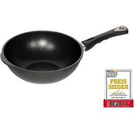 Wok AMT Gastroguss 32 см, алюмінієвий, індукційний, антипригарне покриття Lotan, литий, з ручкою