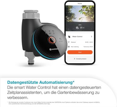 Gardena Smart Water Control 19033-20: Автоматичний полив для саду, інтеграція з розумним домом, захист від заморозків