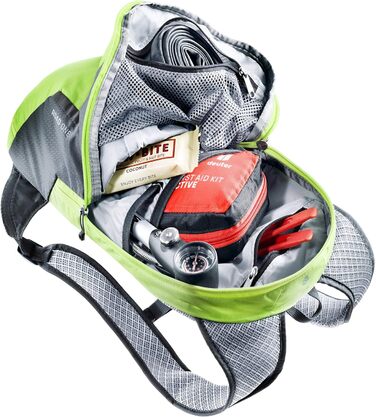 Велосипедний рюкзак deuter Road One 5 л, для шосейного велосипеда, колір цитрус-графіт