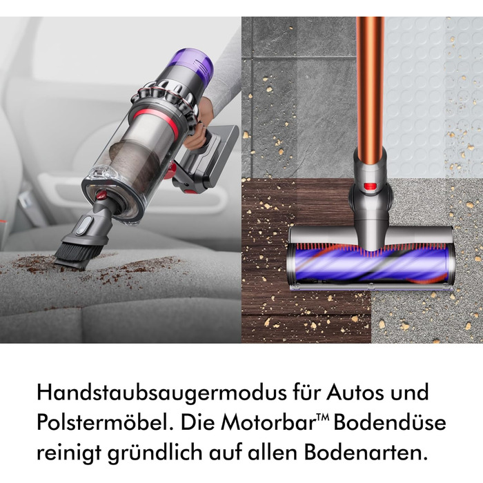 Бездротовий пилосос Dyson Cyclone V10 Absolute (нікель/мідь)