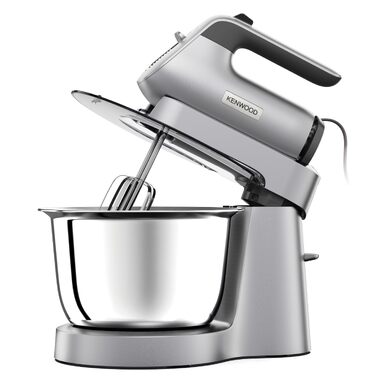 Кухонна машина-міксер Kenwood Chefette HMP54.000SI, чаша з нержавіючої сталі 3.5 л, 650 Вт, сріблястий
