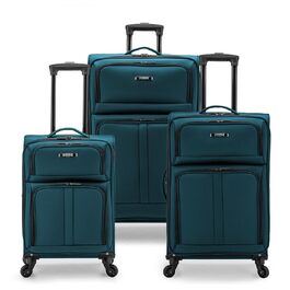 Набір валіз U.S. Traveler Anzio Softside Spinner 3-Piece (22/26/30) блакитно-зелений