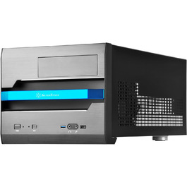 Корпус SilverStone SST-SG12B Sugo Micro ATX Cube, чорний