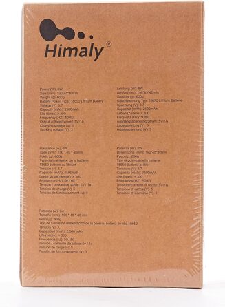 Професійна машинка для стрижки волосся та бороди HIMALY 4-в-1, акумуляторна, для чоловіків і сім’ї, срібляста