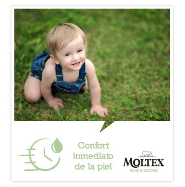 Екологічні підгузки Moltex Pure & Nature, розмір 1 (2-5 кг), 88 шт