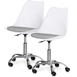 Комплект (2шт) крісло Evo-Kids Capri White / Grey (арт H-231 W/G -Х2)