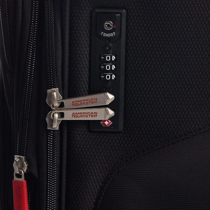 Валіза American Tourister Summerfunk 68 см, 77 л, чорна, розширювана, Spinner M