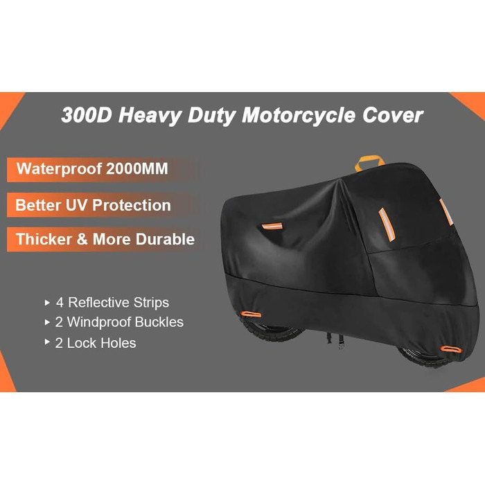 Водонепроникний чохол для мотоцикла BMW C400GT, C400X — захисний покрив від дощу, снігу та UV, дихаюча тканина 210D Oxford