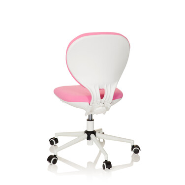 Дитячий офісний стілець KID VIVO з тканини, рожевий (hhj OFFICE)