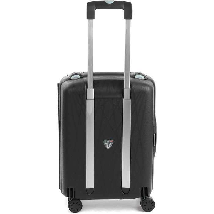 Валіза Roncato Light 55 см, 41 л, чорна, легка дорожня валіза