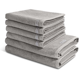 Набір рушників Ross Organic Cotton: 4 ручних, 2 банних, 6 шт, органічна бавовна