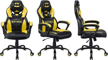 Дитяче ігрове крісло Subsonic Batman, офіційна ліцензія DC Comics, для офісу та геймінгу