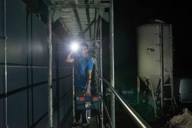 Ліхтарик акумуляторний Brennenstuhl LuxPremium TL 210 AF з LED Osram, 200 люмен, до 13 годин роботи, 55 м, захист IP44