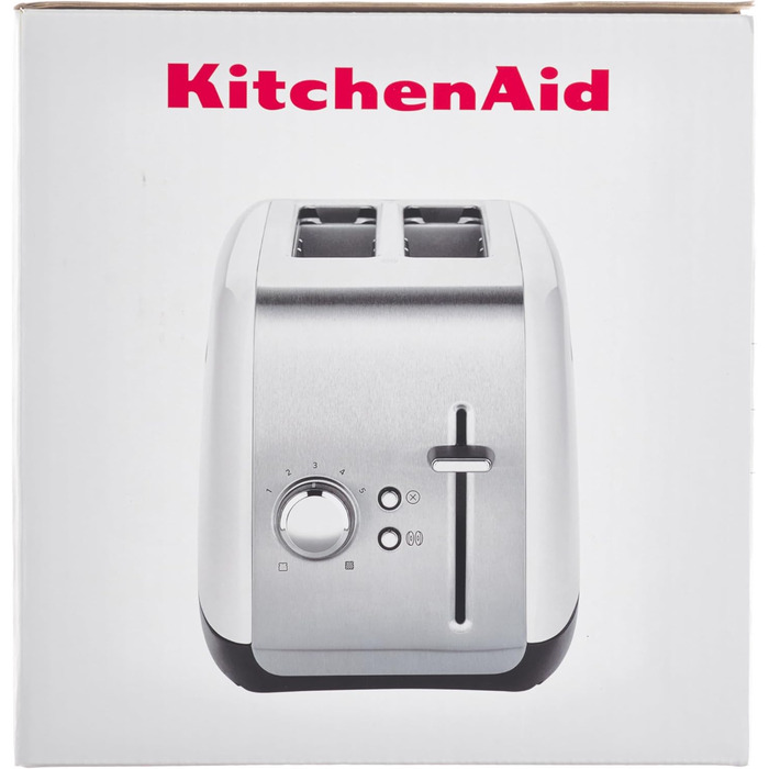 Тостер KitchenAid CLASSIC на 2 скибки, білий, 1.8 кг