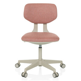 Дитячий письмовий стілець / дитячий стілець KID CLASSIC тканина рожевий hjh OFFICE