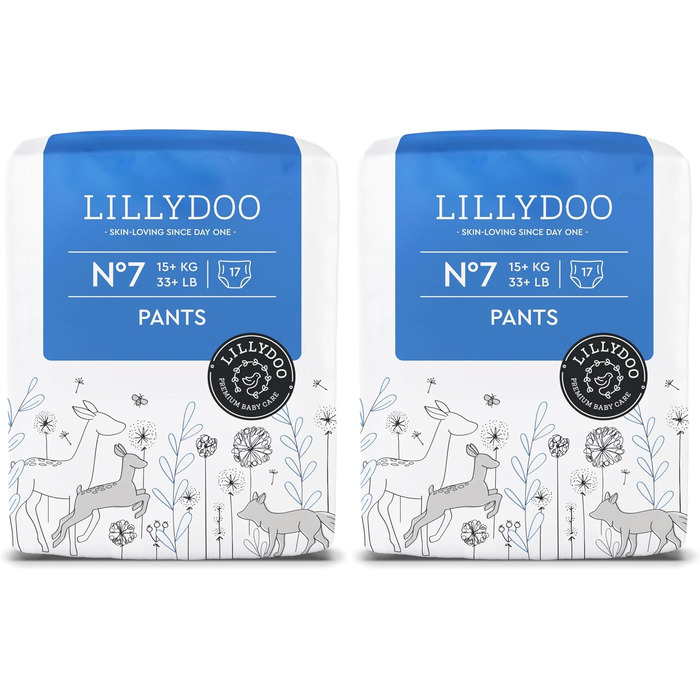 Підгузки-трусики LILLYDOO Baby Pants розмір 5 (11+ кг), місячний запас, 132 шт.