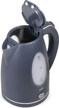 Електричний чайник Lacor 2200 Вт, BPA-free, 1.3 л, сірий