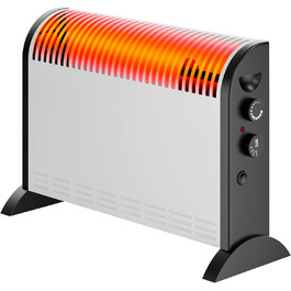 Конвектор Extralink LCV-06 2000Вт з термостатом і вентилятором, 3 режими, компактний, захист від перегріву