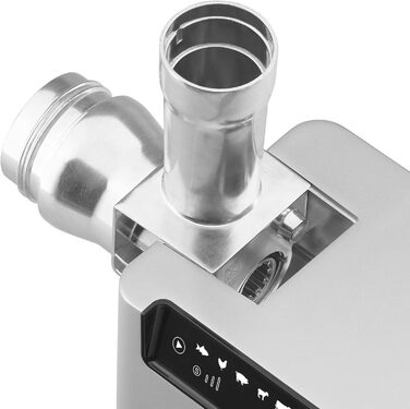 Електрична м’ясорубка WMF Profi Plus 2200Вт з насадками для ковбас, кеббе та печива, 3 диски, реверс