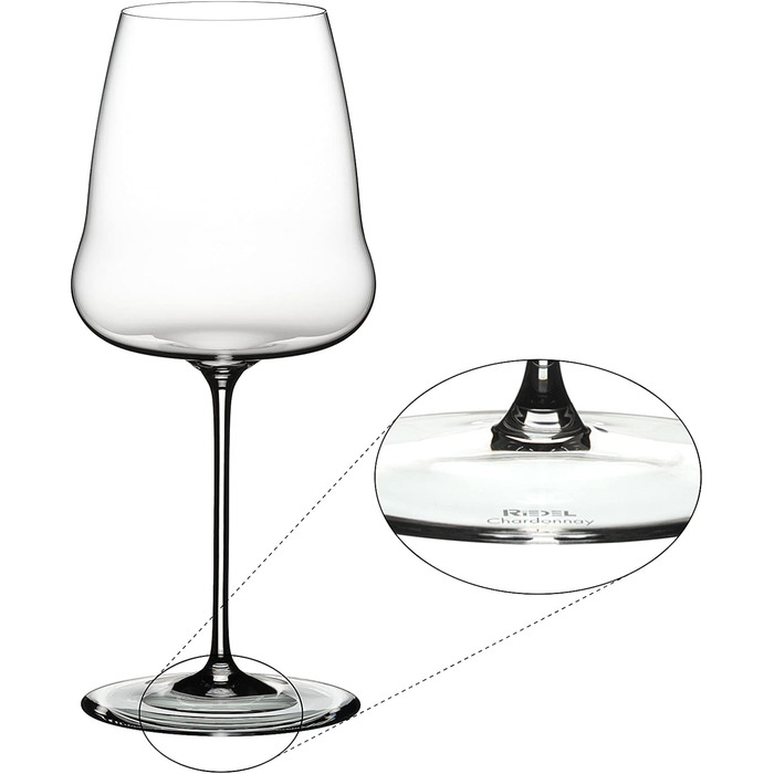 Бокал для вина Riedel Winewings Chardonnay, прозорий, 1 шт.