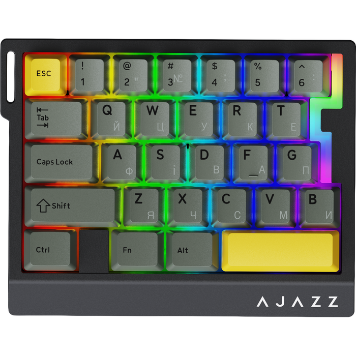 Дротова магнітна клавіатура Ajazz AK029 Ice lsland Magnetic Switch (AK029-I-BY)