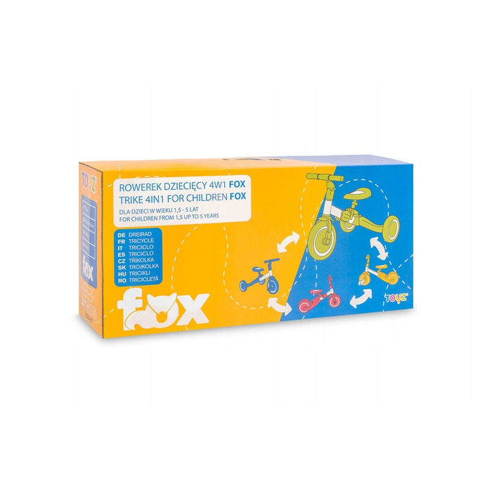 Дитячий біговель-триколісник TOYZ FOX ORANGE