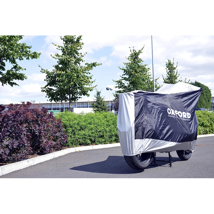 Водонепроникний захисний чохол для мотоцикла Oxford Aquatex Outdoor, чорно-сірий, розмір L