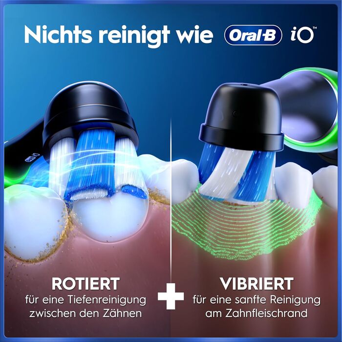 Електрична зубна щітка Oral-B iO Series 5, Matt Black (чорна матова), 1 щітка + 3 смінні насадки та футляр