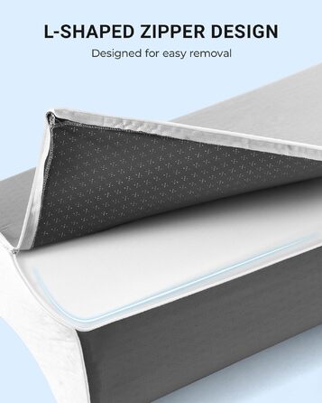 Подушка ортопедична Elviros з піною Memory Foam для сну на боку та спині, регульована, знімний чохол сірий