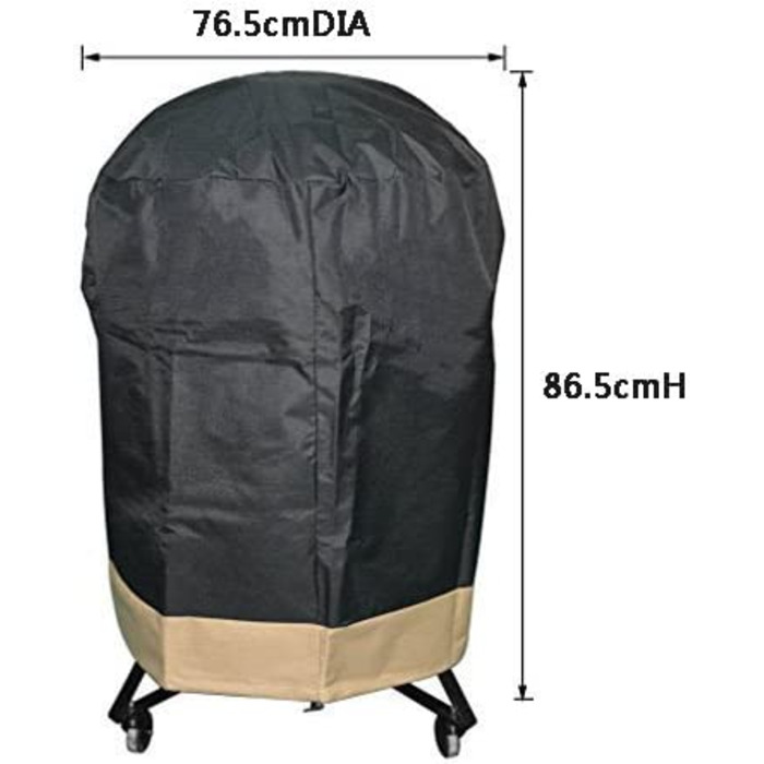 Чохол для гриля Onlyfire для Kamado, підходить до Big Green Egg Large, Kamado Joe Classic, Stand Alone, Large Grill Dome, Pit Boss K22, Louisiana K22
