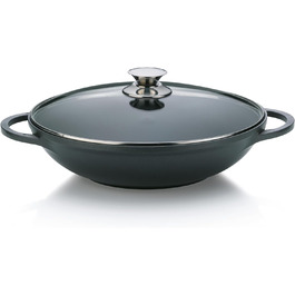 Wok Kela 15157 з жаростійкою кришкою, 4 л, алюмінієвий литий, для індукції, 32 см, Kerros