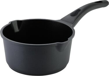 Каструля з ручкою Axentia Blackline, чавун, 18 см