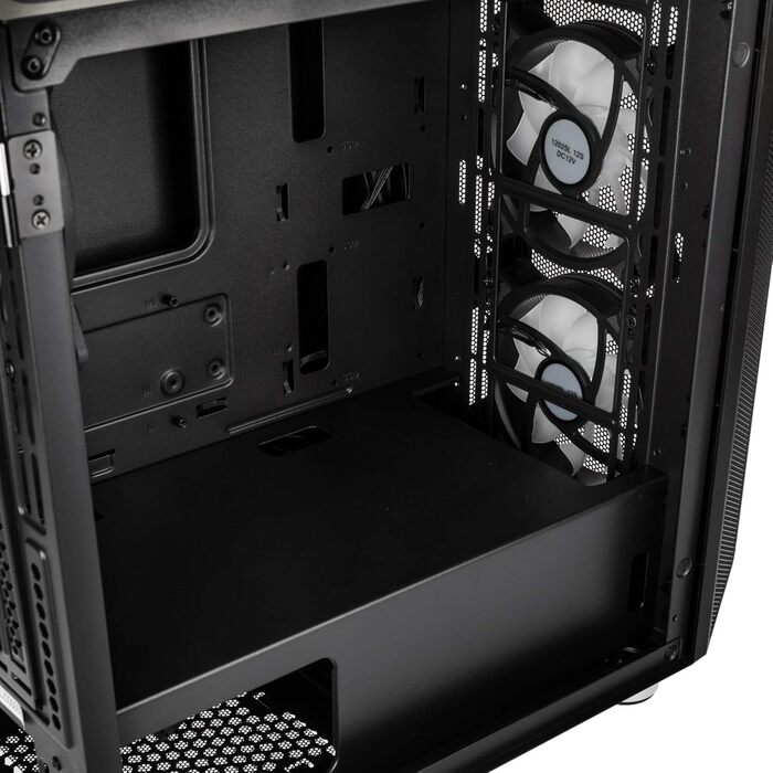 Корпус для ПК KOLINK Citadel Mesh RGB Micro-ATX, скляна панель, чорний, прозоре бічне вікно, компактний корпус для комп'ютера