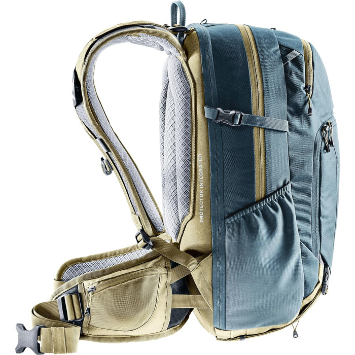 Велосипедний рюкзак Deuter Attack 20 з протектором, 20 л, Atlantic-Desert