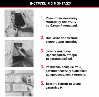 Сейф для ключів Master Lock з підсвічуванням кодових коліс, настінний вуличний ключ-бокс (12.6 x 7.2 x 5.2 см)