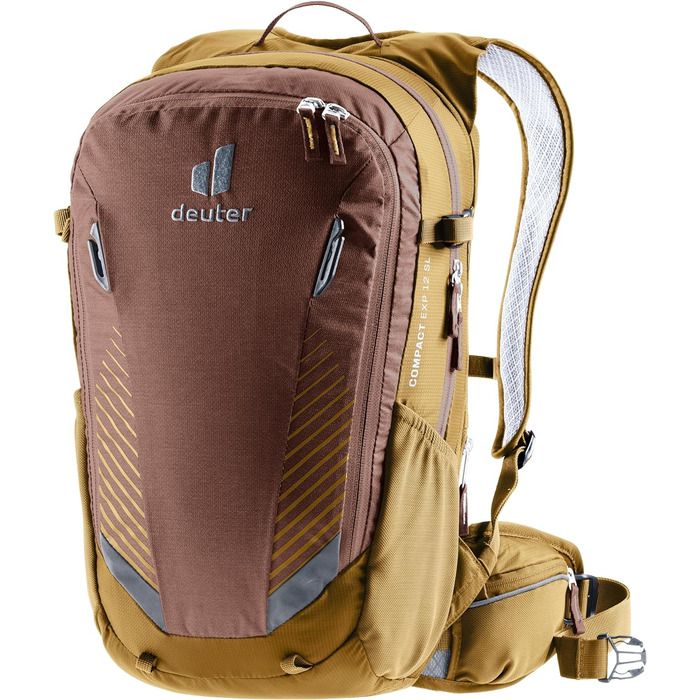Жіночий велосипедний рюкзак Deuter Compact EXP 12 SL, 12 л, колір фіолетово-бежевий (raisin-almond)