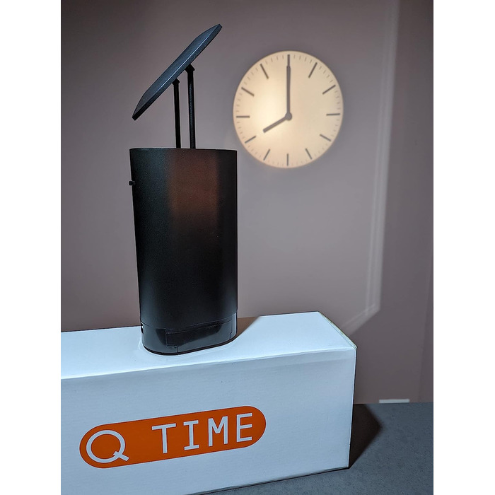 QTime Проекційний годинник чорний, LED, енергозберігаючий
