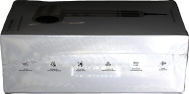Фен Air-Sonic PARWIN PRO BEAUTY з HD-LED дисплеєм, безщітковий мотор 110 000 об/хв, 200 млн негативних іонів, потужний повітряний потік 25 м/с, швидке сушіння, тихий, шампань-сріблястий