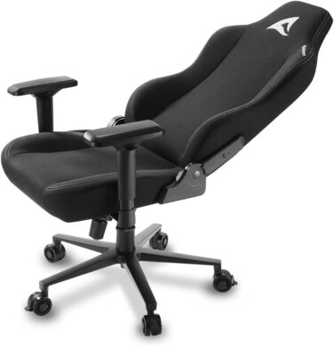 Ігрове крісло Sharkoon Skiller SGS40, чорне, дихаюча тканина, широке сидіння