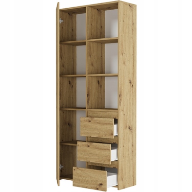 Стелаж Framire 80 x 180 x 30 см, дуб артизан